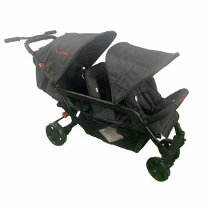 Poussette 3 places lidoo h3e + ergondrive full black Familidoo