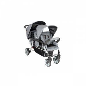 Poussette 3 places lidoo h3e + ergondrive full grey Familidoo