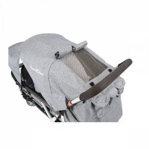 Poussette 3 places lidoo h3e + ergondrive full grey Familidoo
