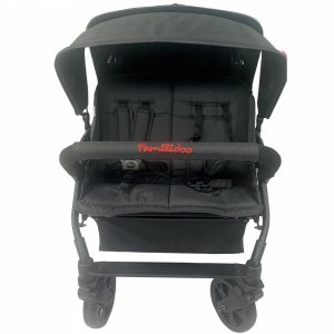 Poussette 4 places lidoo city h4e - full black Familidoo