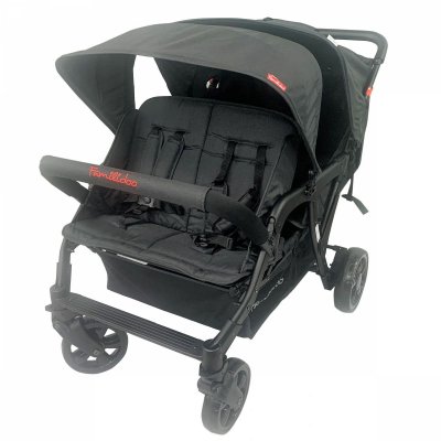 Poussette 4 places lidoo city h4e - full black