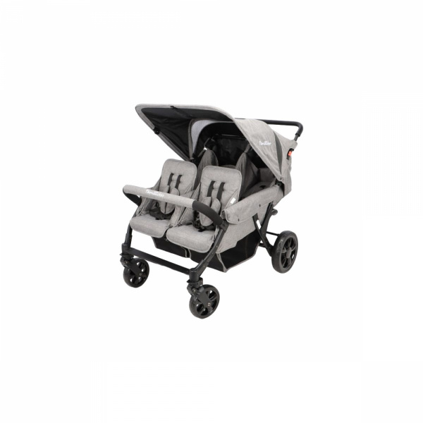 Poussette 4 places lidoo star full grey Familidoo
