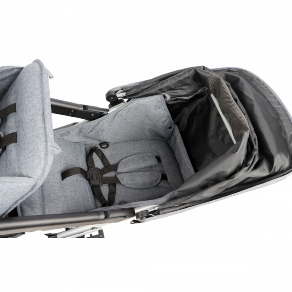 Poussette 3 places lidoo h3e + ergondrive full grey Familidoo