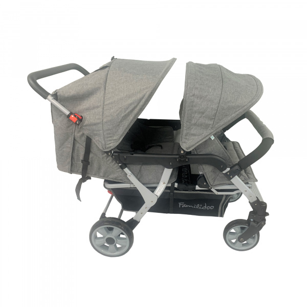 Poussette 4 places lidoo city h4e - full grey Familidoo