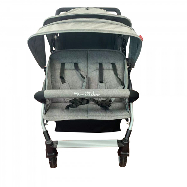 Poussette 4 places lidoo city h4e - full grey Familidoo