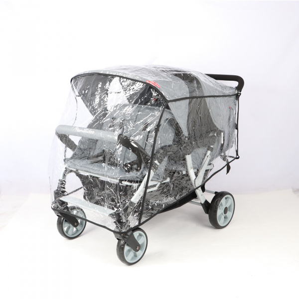 Poussette 4 places lidoo city h4e - full grey Familidoo