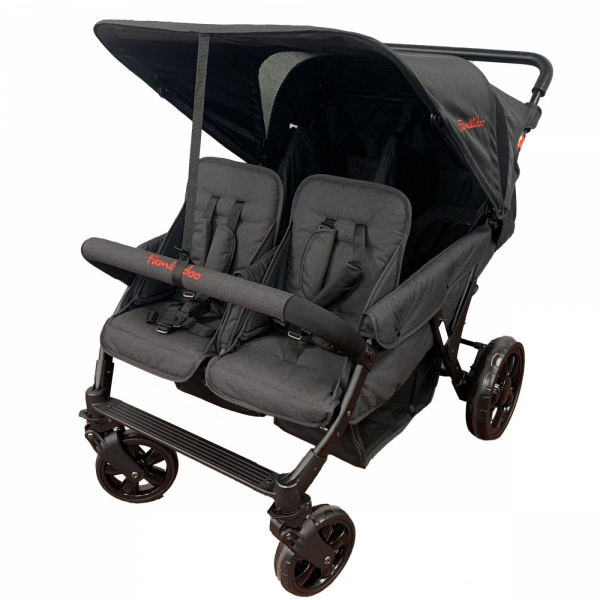 Poussette 4 places lidoo star full black Familidoo