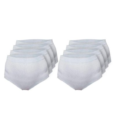 Lot de 8 sous-vêtements post-partum jetables pour césarienne