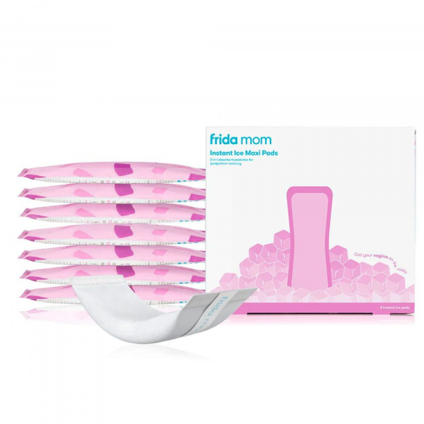 Kit de 8 compresses froides et 2 culottes post-partum jetables Frida