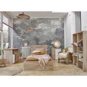 Lit évolutif bébé combiné 70x140 cm en 90x200 cm sacha chêne Galipette