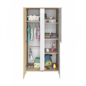 Armoire 3 portes sacha chêne Galipette