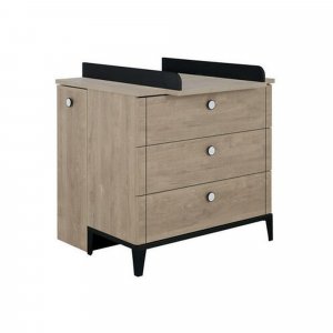 Commode 3 tiroirs marcel pieds noirs Galipette