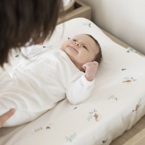 Housse matelas à langer oiseaux Galipette