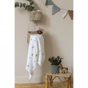 Lot de 2 langes 60x60 cm oiseaux été indien Galipette