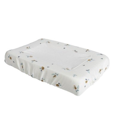 Housse matelas à langer oiseaux