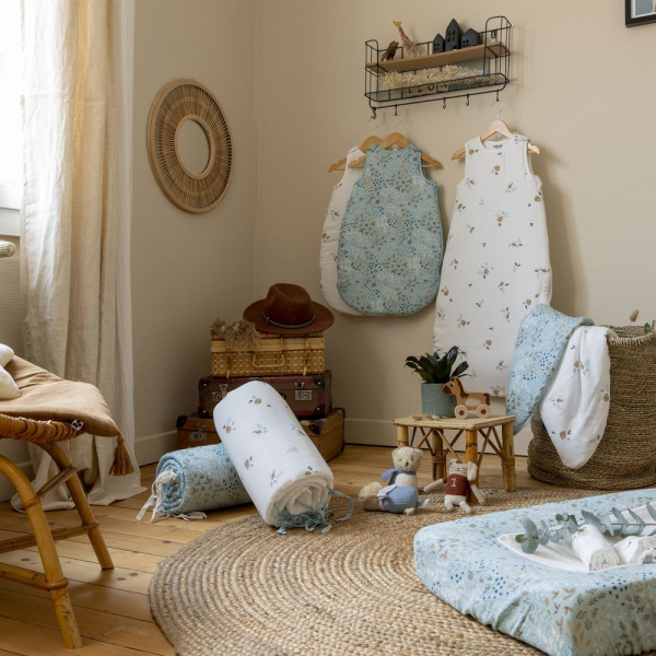 Gigoteuse hiver 0-6 mois feuilles Galipette