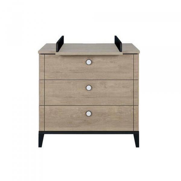 Commode 3 tiroirs marcel pieds noirs Galipette