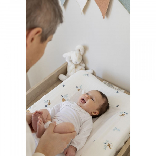 Housse matelas à langer oiseaux Galipette