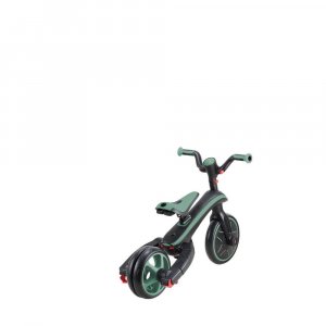 Tricycle explorer 4 en 1 évolutif et pliable olive Globber