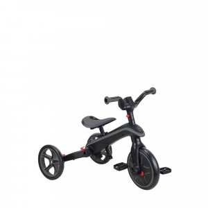 Tricycle explorer 4 en 1 évolutif et pliable noir et gris Globber