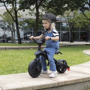 Tricycle explorer 4 en 1 évolutif et pliable noir et gris Globber