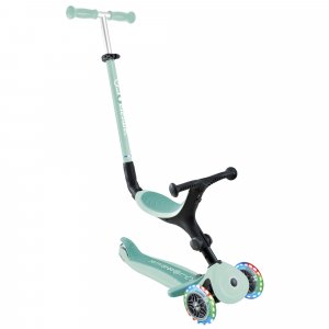 Trottinette évolutive go up active plus lights pastel menthe et menthe foncée Globber