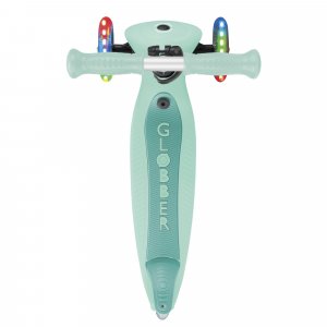 Trottinette évolutive go up active plus lights pastel menthe et menthe foncée Globber