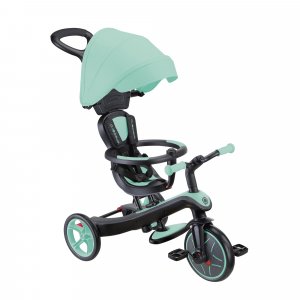 Tricycle explorer 4 en 1 évolutif pastel menthe Globber