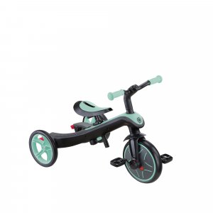 Tricycle explorer 4 en 1 évolutif pastel menthe Globber