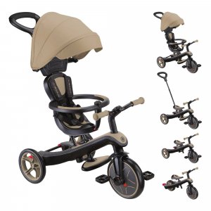Tricycle explorer 4 en 1 évolutif taupe Globber