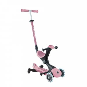 Trottinette évolutive go up deluxe lights eco 360 framboise Globber
