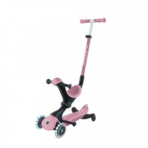 Trottinette évolutive go up deluxe lights eco 360 framboise Globber