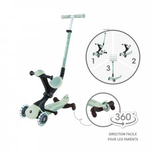 Trottinette évolutive go up deluxe lights eco 360 Globber