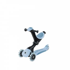 Trottinette évolutive go up deluxe lights eco 360 bleu cassis Globber