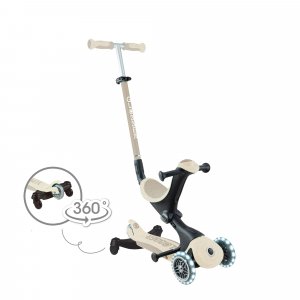 Trottinette évolutive go up deluxe lights eco 360 sable Globber