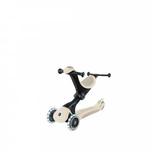 Trottinette évolutive go up deluxe lights eco 360 sable Globber