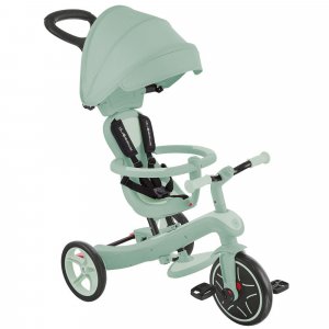 Tricycle explorer 4 en 1 évolutif pistache eco-logic Globber