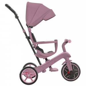 Tricycle explorer 4 en 1 évolutif framboise eco-logic Globber