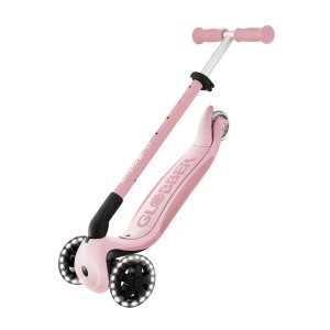 Trottinette évolutive go up baby 3 en 1 lights 360° rose Globber