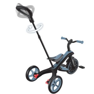 Tricycle évolutif explorer v3 4 en 1 bleu cendré Globber