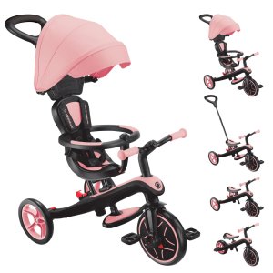 Tricycle évolutif explorer v3 4 en 1 rose Globber