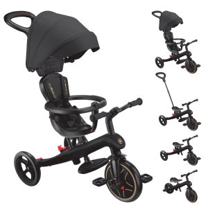 Tricycle évolutif explorer v3 4 en 1 noir Globber
