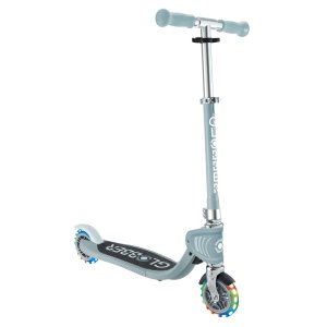 Trottinette flow foldable junior lights bleu cendré Globber