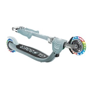 Trottinette flow foldable junior lights bleu cendré Globber