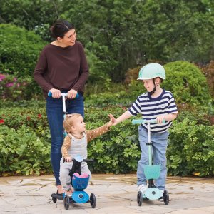 Pack trottinette évolutive go up 360° + casque xxs/xs - sable Globber