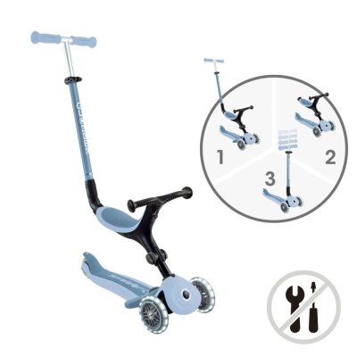 Trottinette évolutive go up active eco bleu cassis