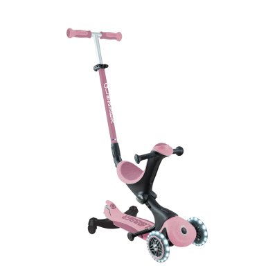 Trottinette évolutive go up deluxe lights eco 360 framboise
