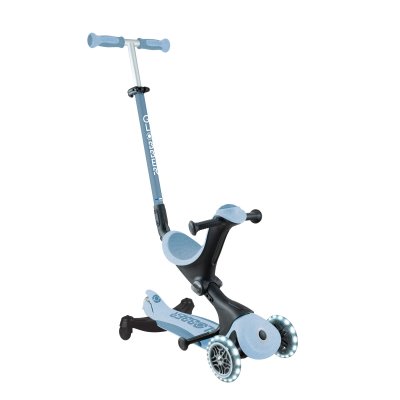 Trottinette évolutive go up deluxe lights eco 360 bleu cassis