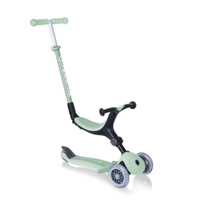 Pack trottinette évolutive go up pistache + casque xxs-xs noir