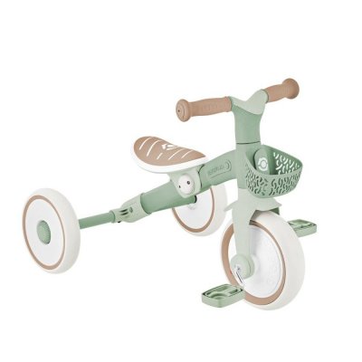 Learning trike plus 2 en 1 evolutif vert olive / sauge